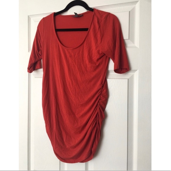 A Pea in the Pod Maternity - ruched shirt - Picture 1 of 6